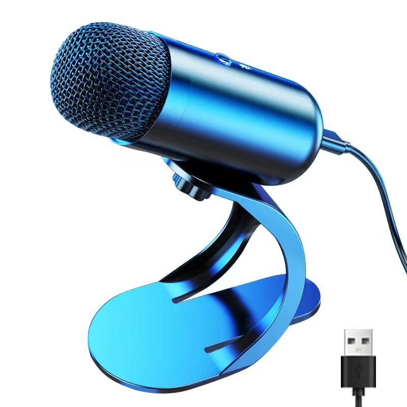 Micrófono de Conferencia Profesional: Cuello de Cisne USB para PC, Gaming y Oficina