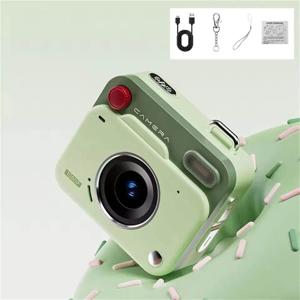 Mini Cámara CCD Retro 2026: Cámara Digital de Bolsillo HD, Efecto Vintage y Llavero Portable
