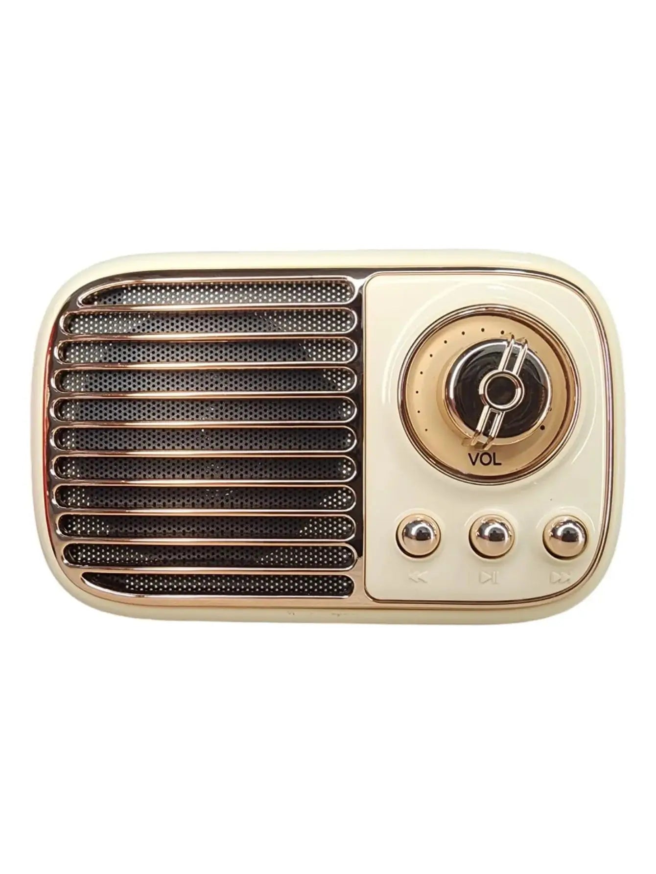 Bocina Retro Bluetooth 5.0: Estilo Radio Clásica con FM, Portátil y en Colores Coleccionables