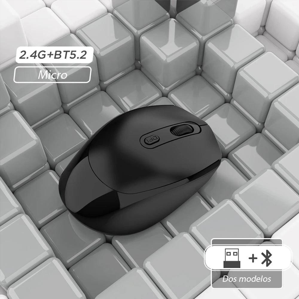 Mouse Inalámbrico Macaron: Ergonómico, Silencioso y Ultra Portátil 2.4G