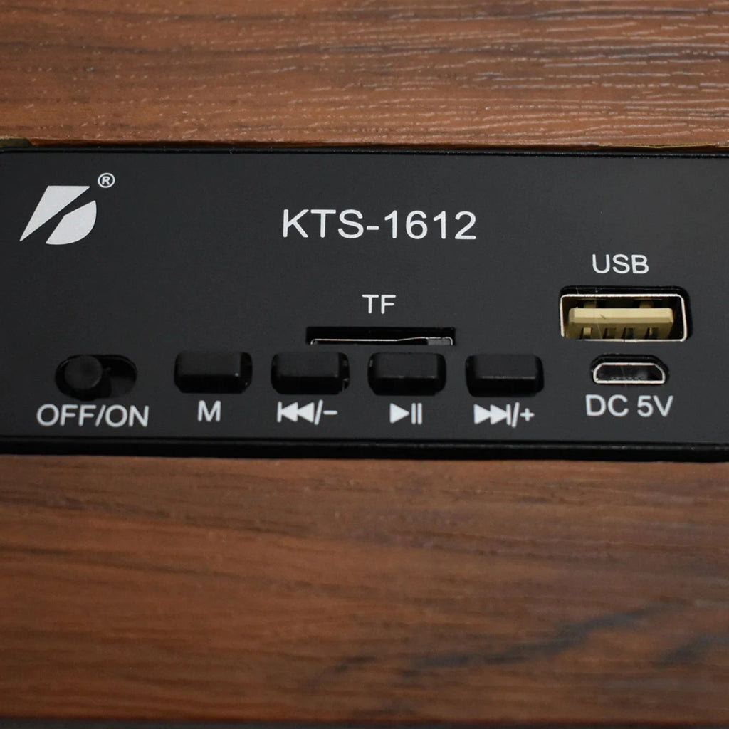 Bocina Bluetooth de 3" Wood Edition: Sonido HiFi, Diseño Elegante en Madera y Portabilidad Premium