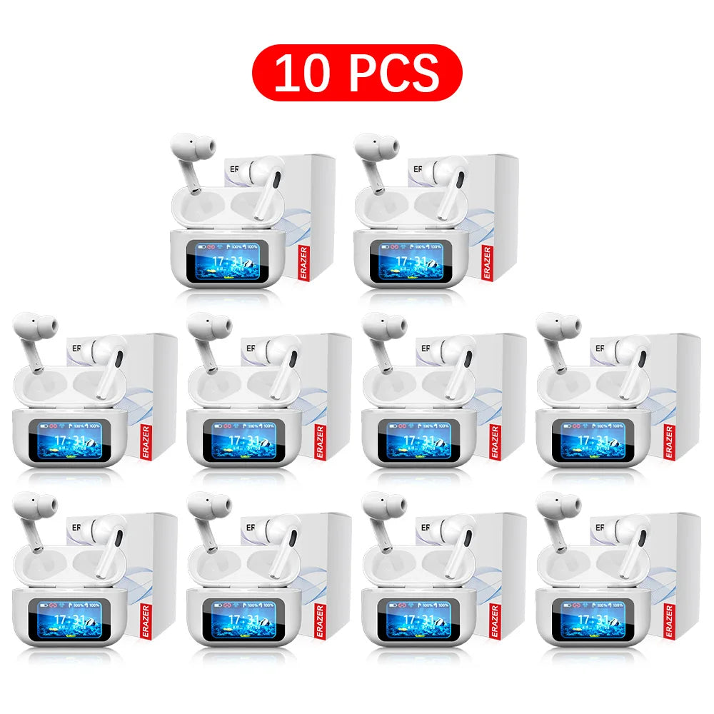 Audífonos ERAZER Pro: Pantalla Táctil Inteligente, Cancelación de Ruido ANC y Sonido HiFi