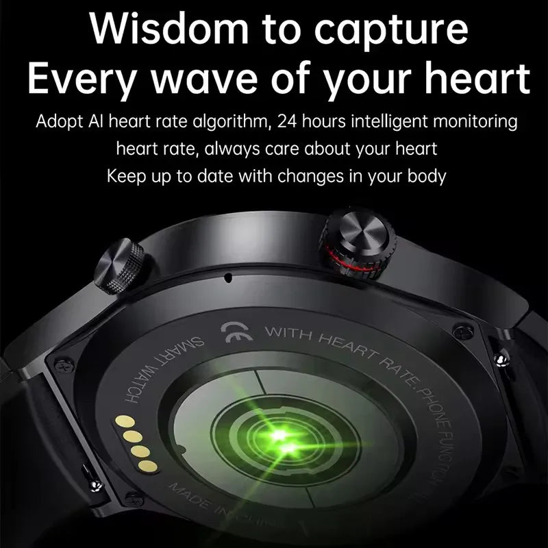 Smartwatch Pro 2025: Pantalla Completa, Llamadas Bluetooth, GPS y Monitor de Salud ECG