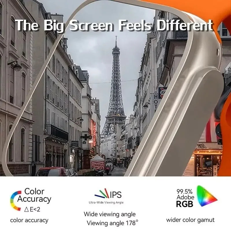 Smartwatch Ultra 8 Pro 49mm: Pantalla AMOLED 2.3", Brújula Real y NFC