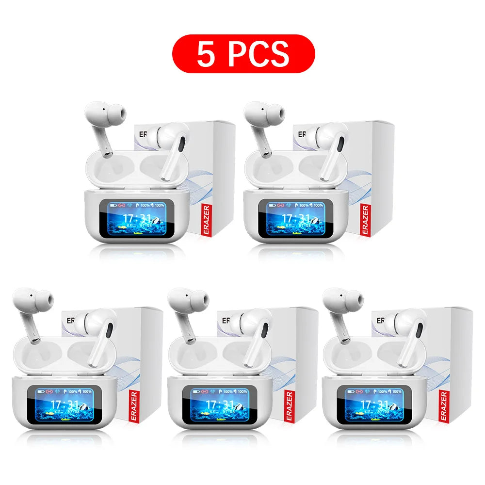 Audífonos ERAZER Pro: Pantalla Táctil Inteligente, Cancelación de Ruido ANC y Sonido HiFi