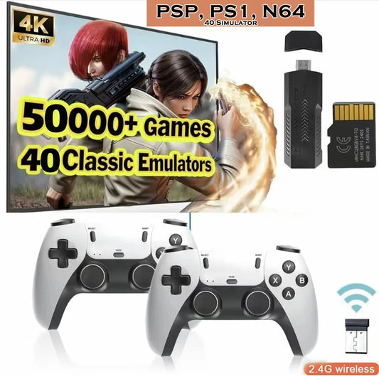 Consola X2 Pro Ultra 4K: El Centro Arcade Definitivo con Juegos 3D, PSP, PS1 y Soporte para 4 Jugadores