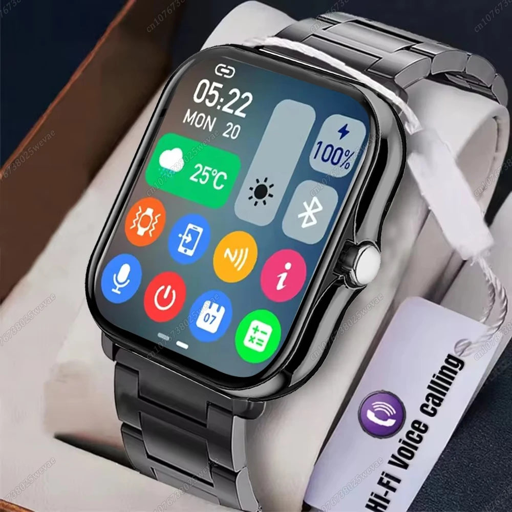 Smartwatch Ultra Vision 2.01" HD: Llamadas, Notificaciones y Pronóstico del Tiempo