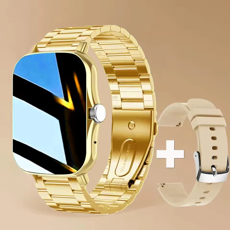 Smartwatch Ultra Vision 2.01" HD: Llamadas, Notificaciones y Pronóstico del Tiempo