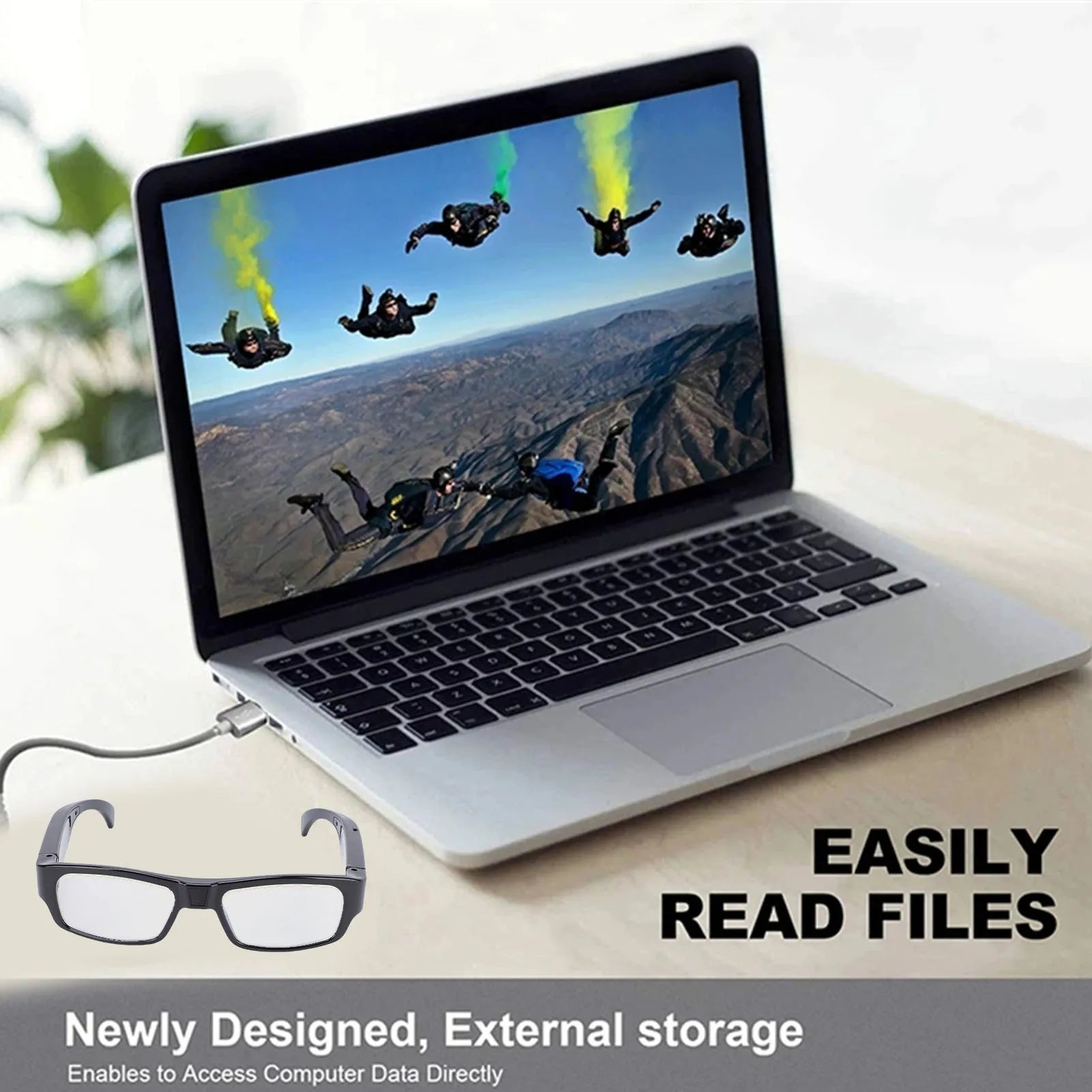 Gafas de Sol con Cámara Pro 1080P: Video HD, Fotografía y Acción Deportiva en Formato 16:9