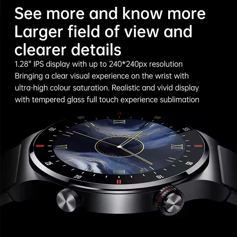 Smartwatch Pro 2025: Pantalla Completa, Llamadas Bluetooth, GPS y Monitor de Salud ECG