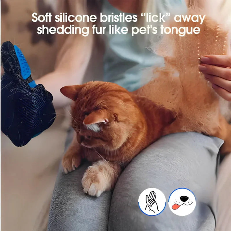 Guante de Grooming Pro: Cepillo de Masaje y Removedor de Pelo para Mascotas
