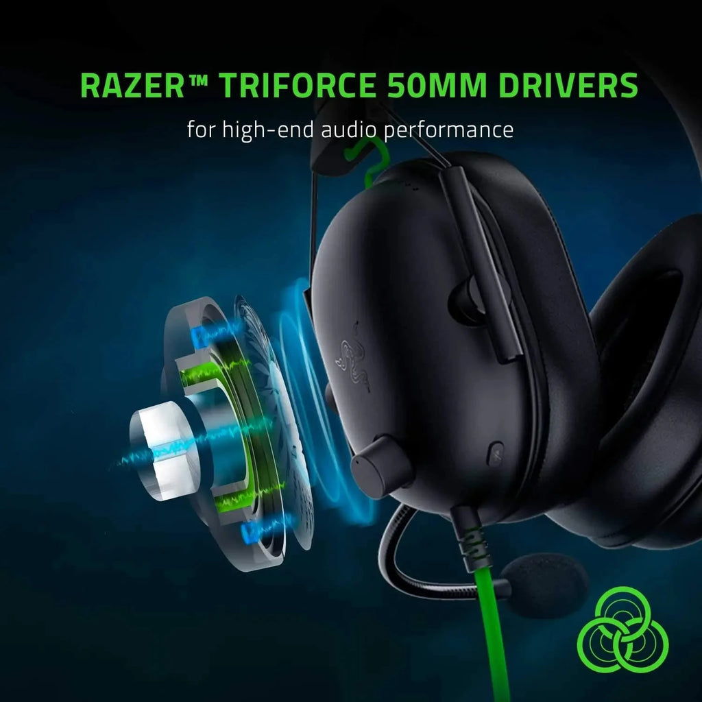 Razer BlackShark V2 X: Audífonos Gamer Pro con Sonido Surround 7.1 y Micrófono HyperClear