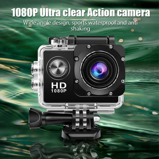 Mini Cámara de Acción 4K Ultra HD: Sumergible, Pantalla LCD y Kit de Montaje para Deportes Extremos