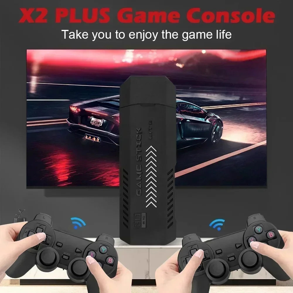 Nuevo X2 Plus 4K Game Stick: Consola de Alto Rendimiento con 40,000+ Juegos y Emulación Pro de PSP/N64