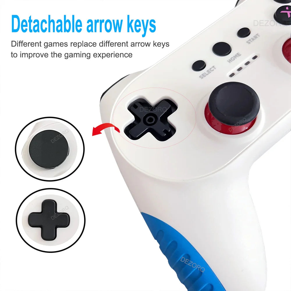 GameStick X10 PRO 4K: Consola Retro 128GB con Juegos 3D, 40+ Emuladores y Chip S905X3