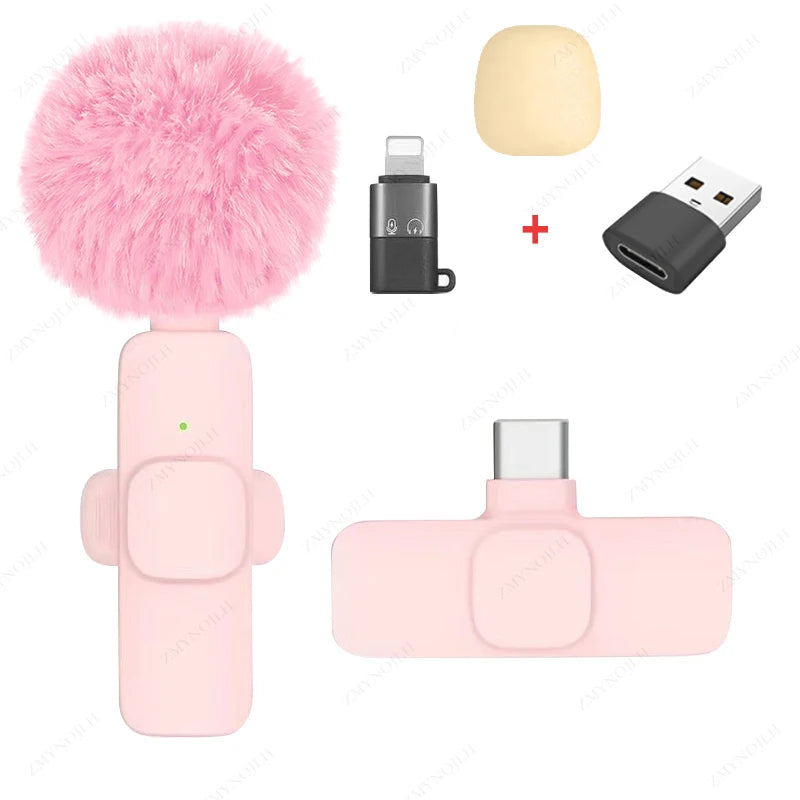 Micrófono Lavalier Inalámbrico Universal: Audio HD para iPhone, Android y PC