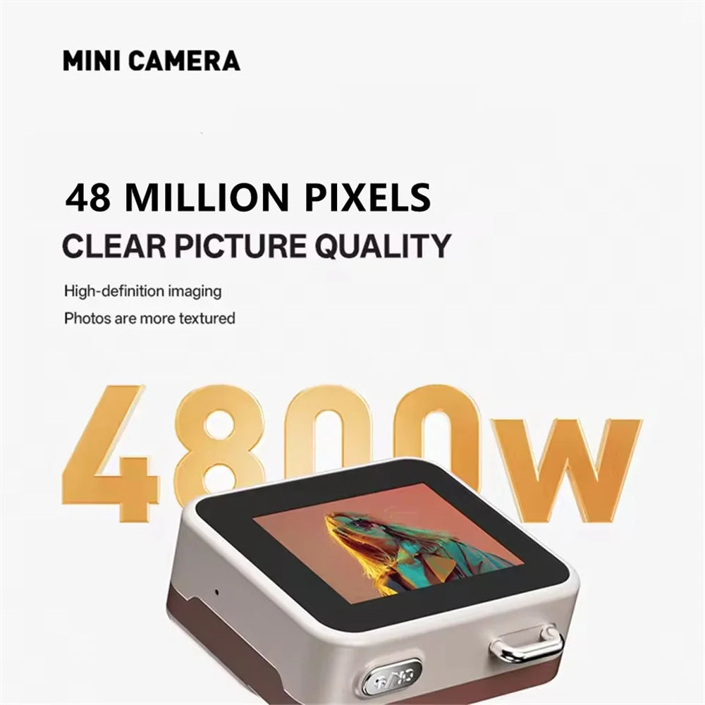 Mini Cámara CCD Retro 2026: Cámara Digital de Bolsillo HD, Efecto Vintage y Llavero Portable