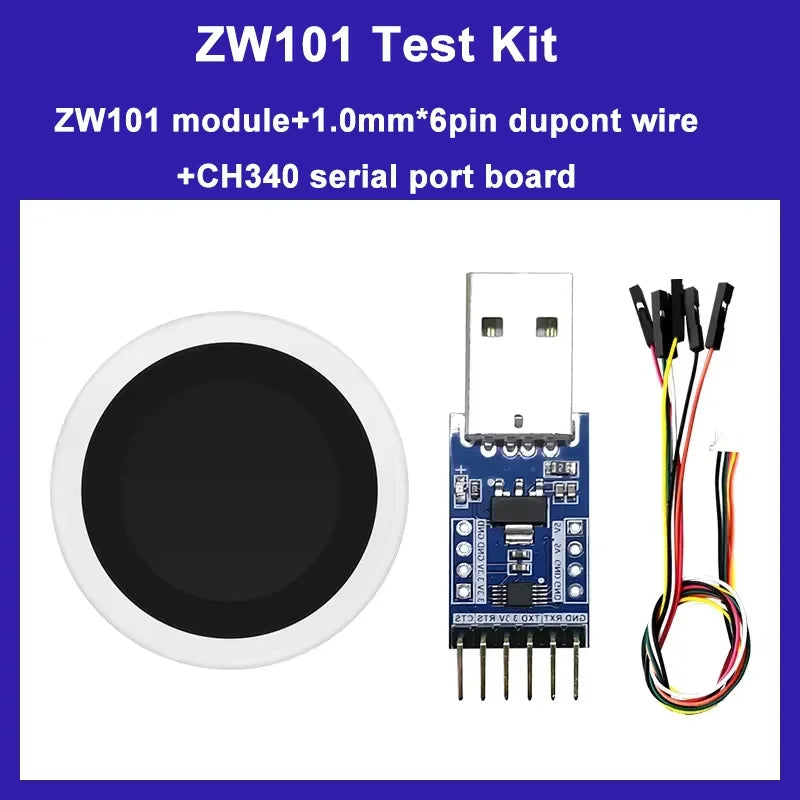 HLK-ZW101 Smart Door Access Semiconductor Fingerprint Recognition Sensor Module 80*64