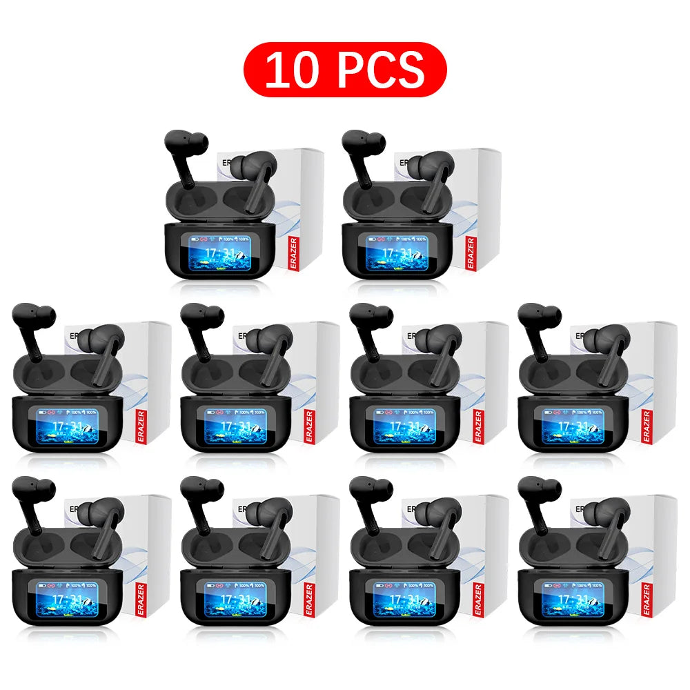 Audífonos ERAZER Pro: Pantalla Táctil Inteligente, Cancelación de Ruido ANC y Sonido HiFi