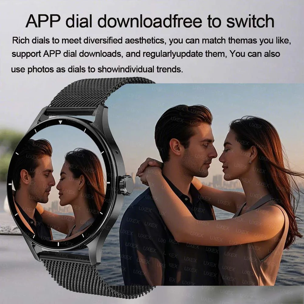 Fashion Smart Watch Plus 1.55" HD: Llamadas BT, Control por App y Monitor de Salud Premium