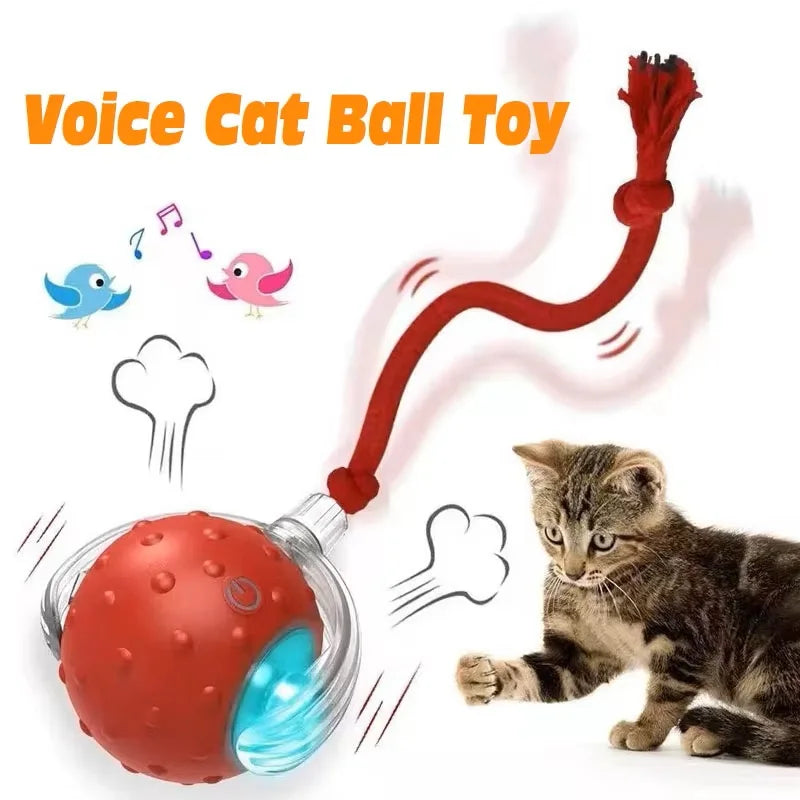 Pelota Inteligente para Gatos: Movimiento Automático, Recargable y Anti-Obstáculos