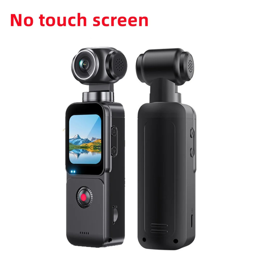 Cámara de Vlog 4K Pro: 64MP con Lente Rotativo 270°, Estabilizador Anti-Shake y Detección de Rostros