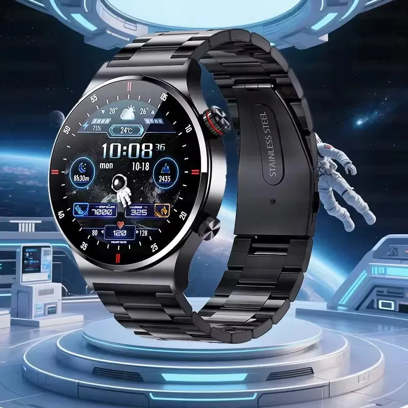 Smartwatch Pro 2025: Pantalla Completa, Llamadas Bluetooth, GPS y Monitor de Salud ECG