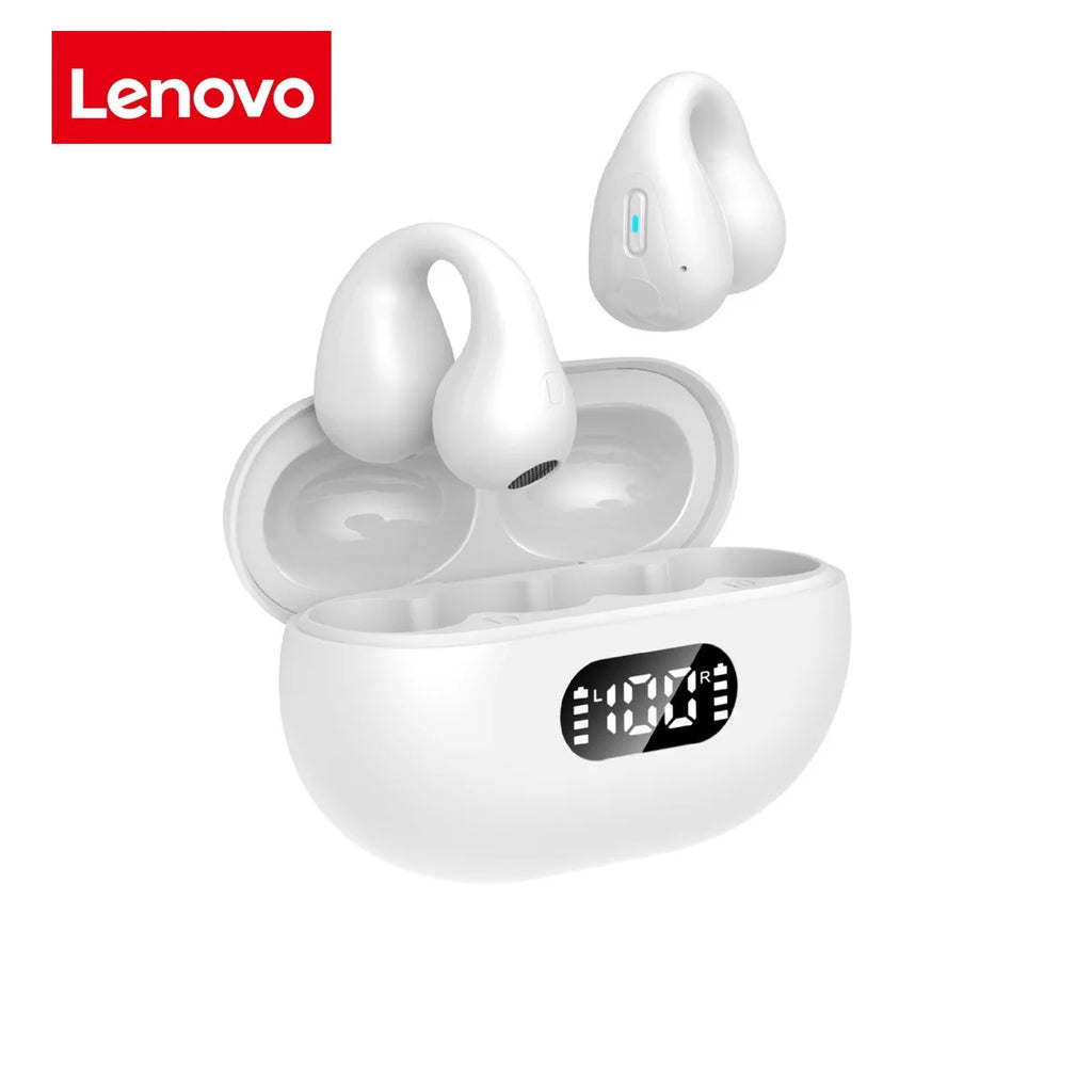 Audífonos Lenovo Clip-on Sport: Sonido HiFi Dolby Bass y Conducción Ósea Direccional