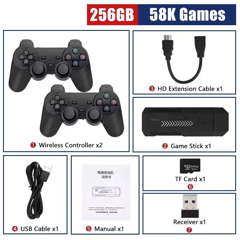 Nuevo X2 Plus 4K Game Stick: Consola de Alto Rendimiento con 40,000+ Juegos y Emulación Pro de PSP/N64