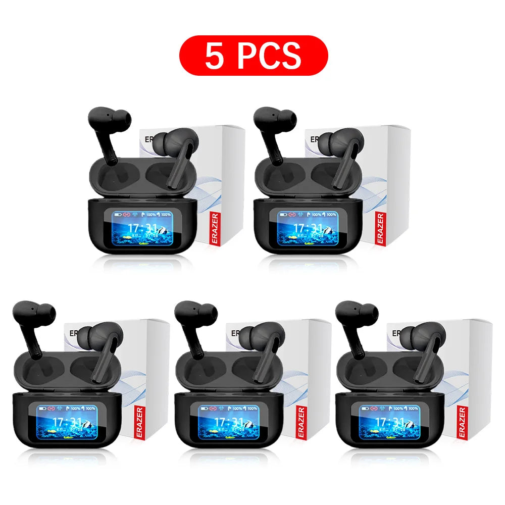 Audífonos ERAZER Pro: Pantalla Táctil Inteligente, Cancelación de Ruido ANC y Sonido HiFi