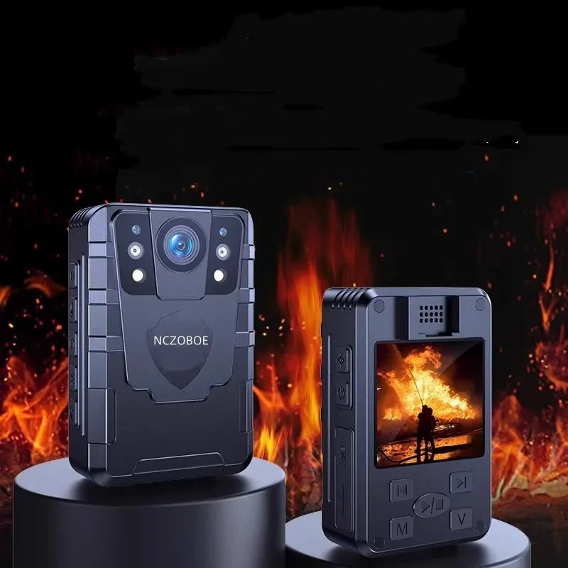 NCZOBOE Body Cam Pro: Cámara de Seguridad 1080P con Visión Nocturna y Grabación de Alto Impacto