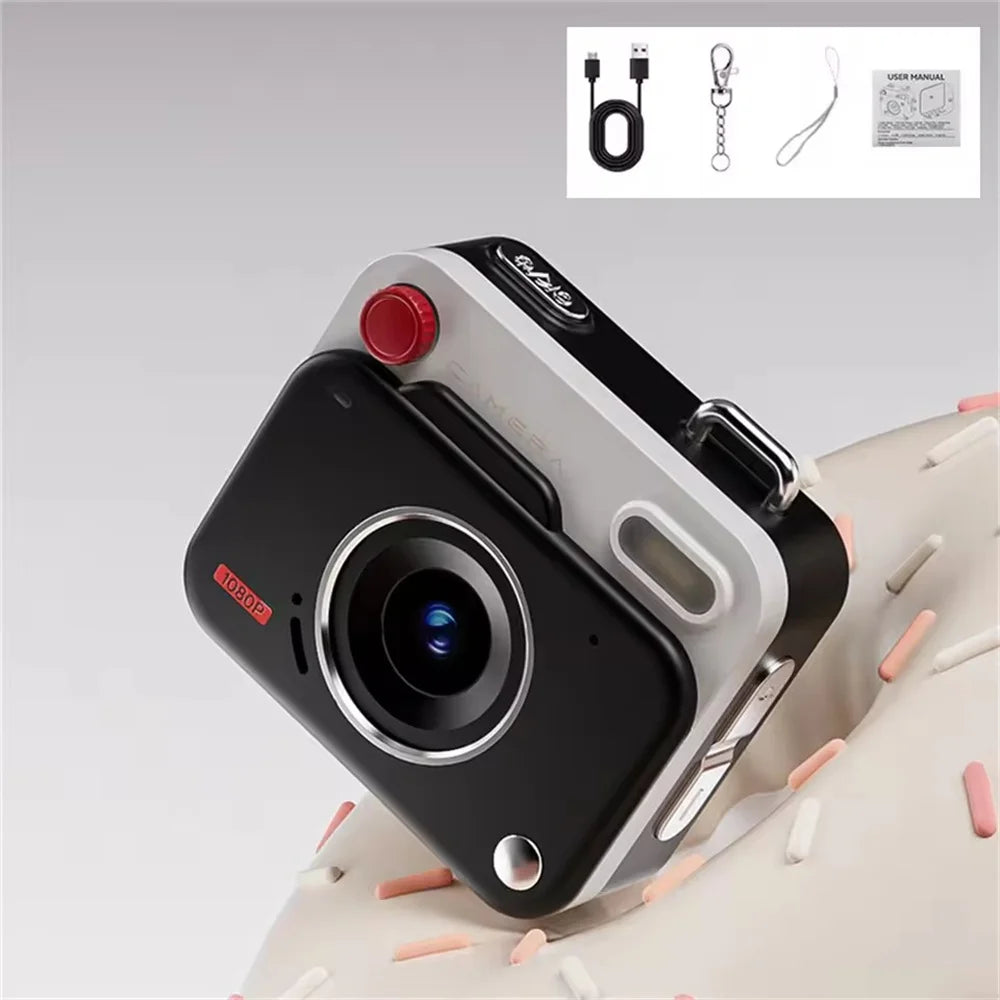Mini Cámara CCD Retro 2026: Cámara Digital de Bolsillo HD, Efecto Vintage y Llavero Portable