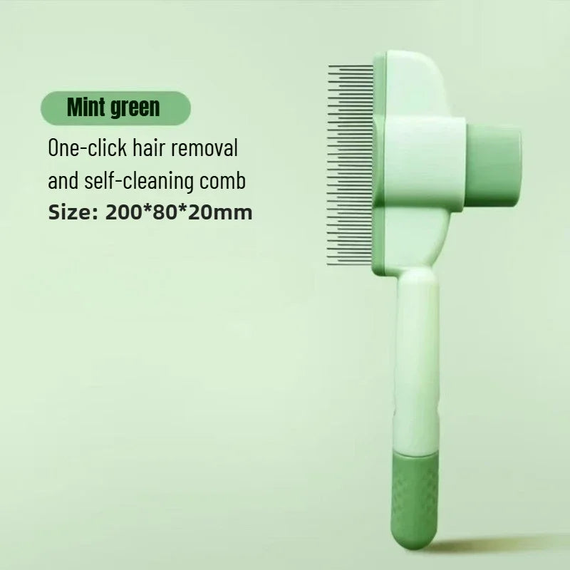 Cepillo Profesional de Autolimpieza: Quita Pelo y Masajeador para Perros y Gatos