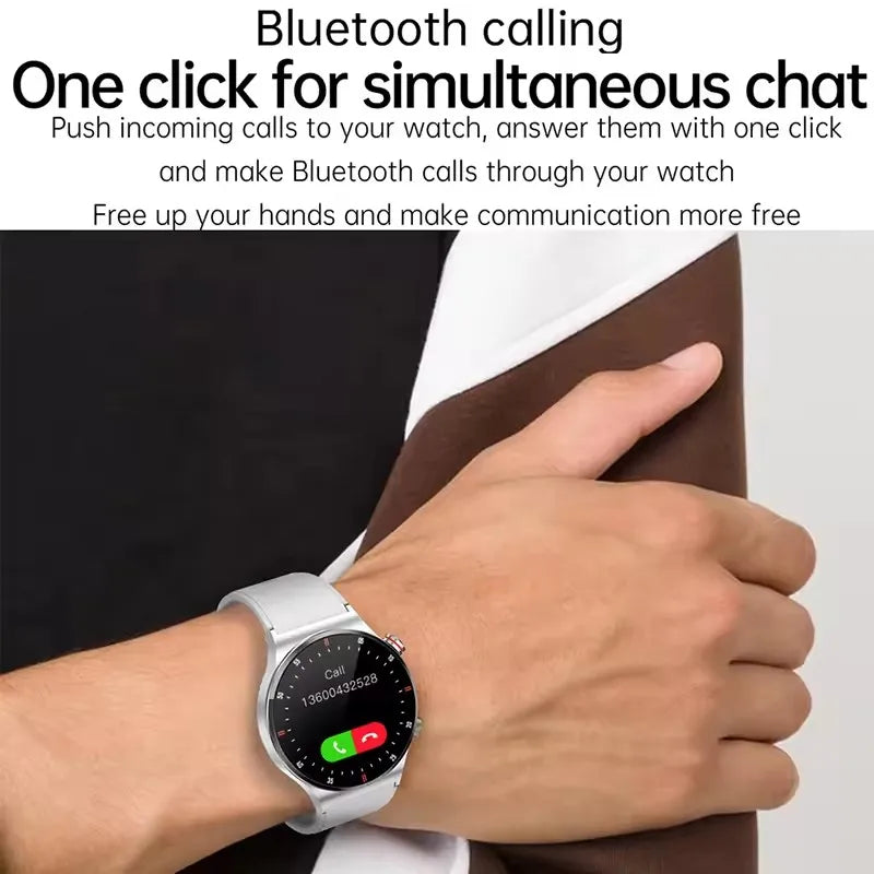Smartwatch Pro 2025: Pantalla Completa, Llamadas Bluetooth, GPS y Monitor de Salud ECG