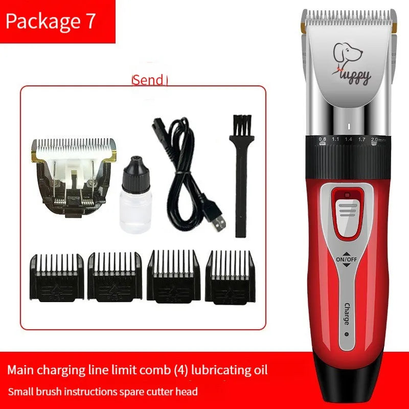 Kit de Grooming Profesional para Mascotas: Cortadora Inalámbrica Silenciosa