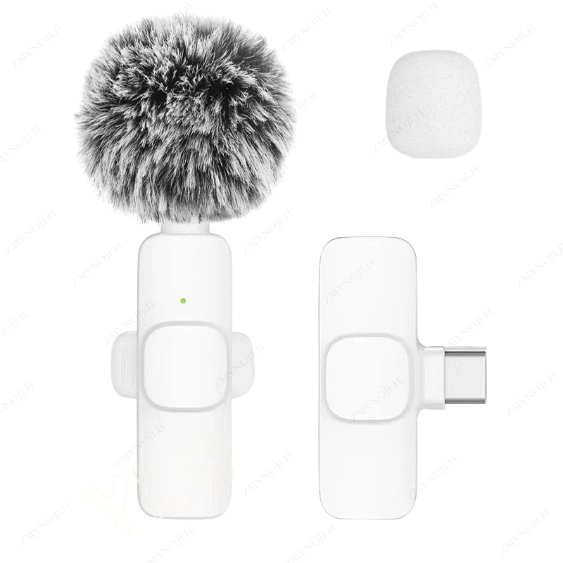 Micrófono Lavalier Inalámbrico Universal: Audio HD para iPhone, Android y PC