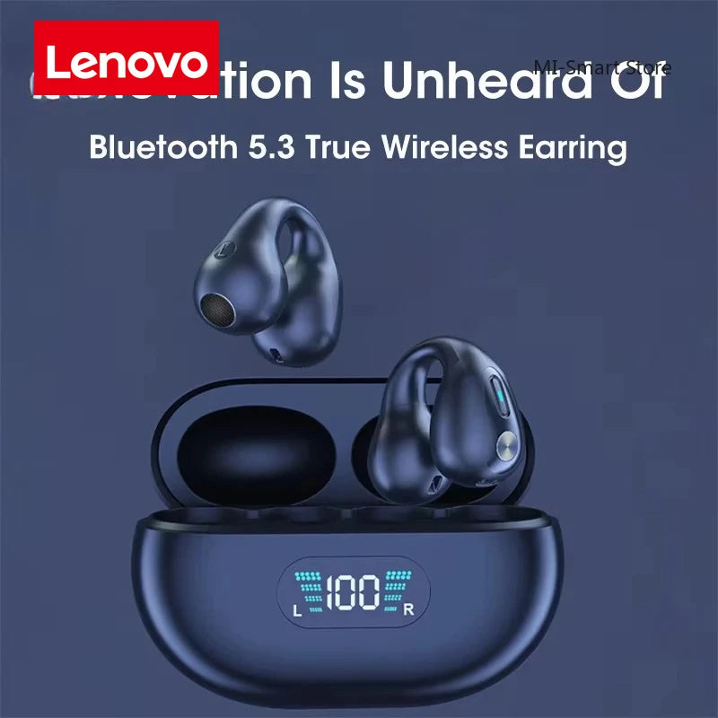 Audífonos Lenovo Clip-on Sport: Sonido HiFi Dolby Bass y Conducción Ósea Direccional
