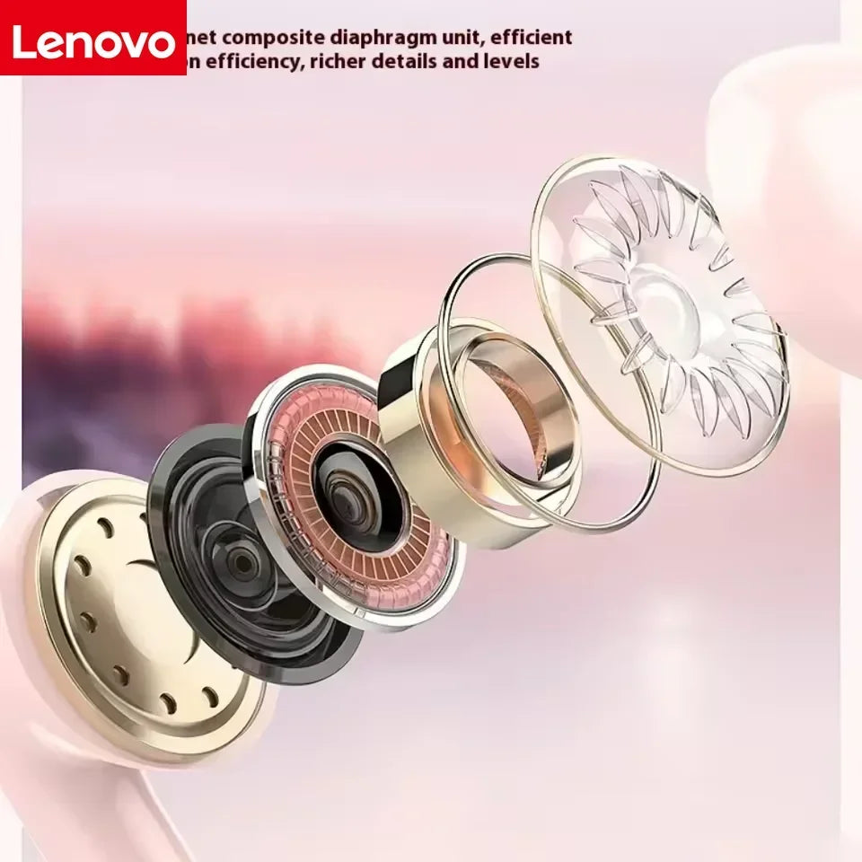 Lenovo TWS Air: Audífonos Semi-In-Ear con Control Táctil Dinámico y Sonido Superior