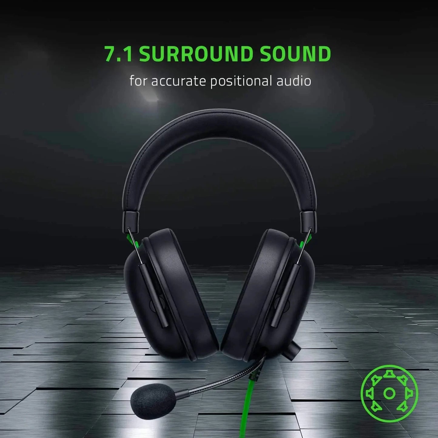 Razer BlackShark V2 X: Audífonos Gamer Pro con Sonido Surround 7.1 y Micrófono HyperClear
