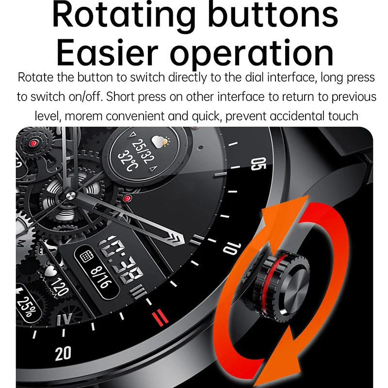 Smartwatch Medical Pro 2025: GPS Real, ECG+PPG y Llamadas Bluetooth