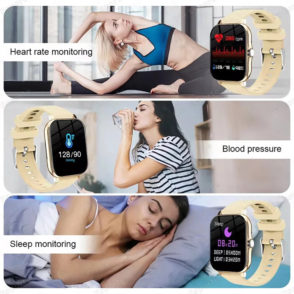 Smartwatch Ultra Vision 2.01" HD: Llamadas, Notificaciones y Pronóstico del Tiempo