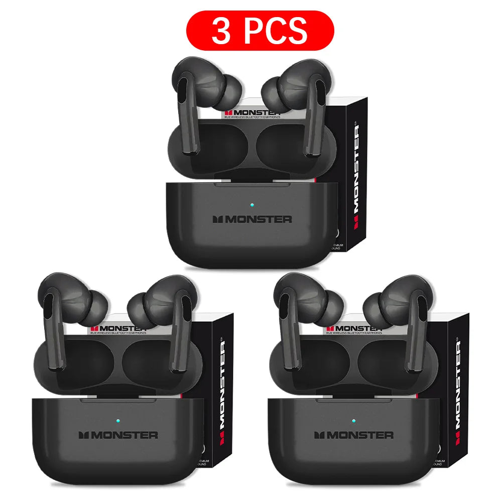 Monster Hardphones Pro: Audífonos TWS de Uso Rudo, Sonido HD y Resistencia al Agua