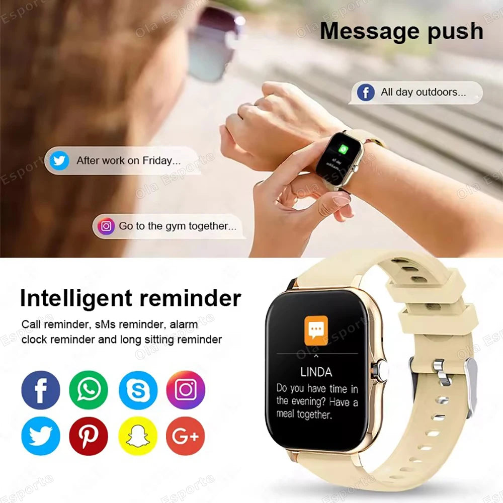 Smartwatch Ultra Vision 2.01" HD: Llamadas, Notificaciones y Pronóstico del Tiempo