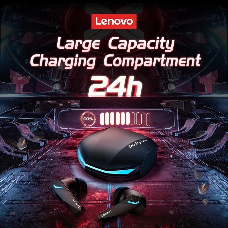 Lenovo GM2 Pro Thinkplus: Audífonos Gamer Bluetooth 5.3 de Baja Latencia y Sonido HD