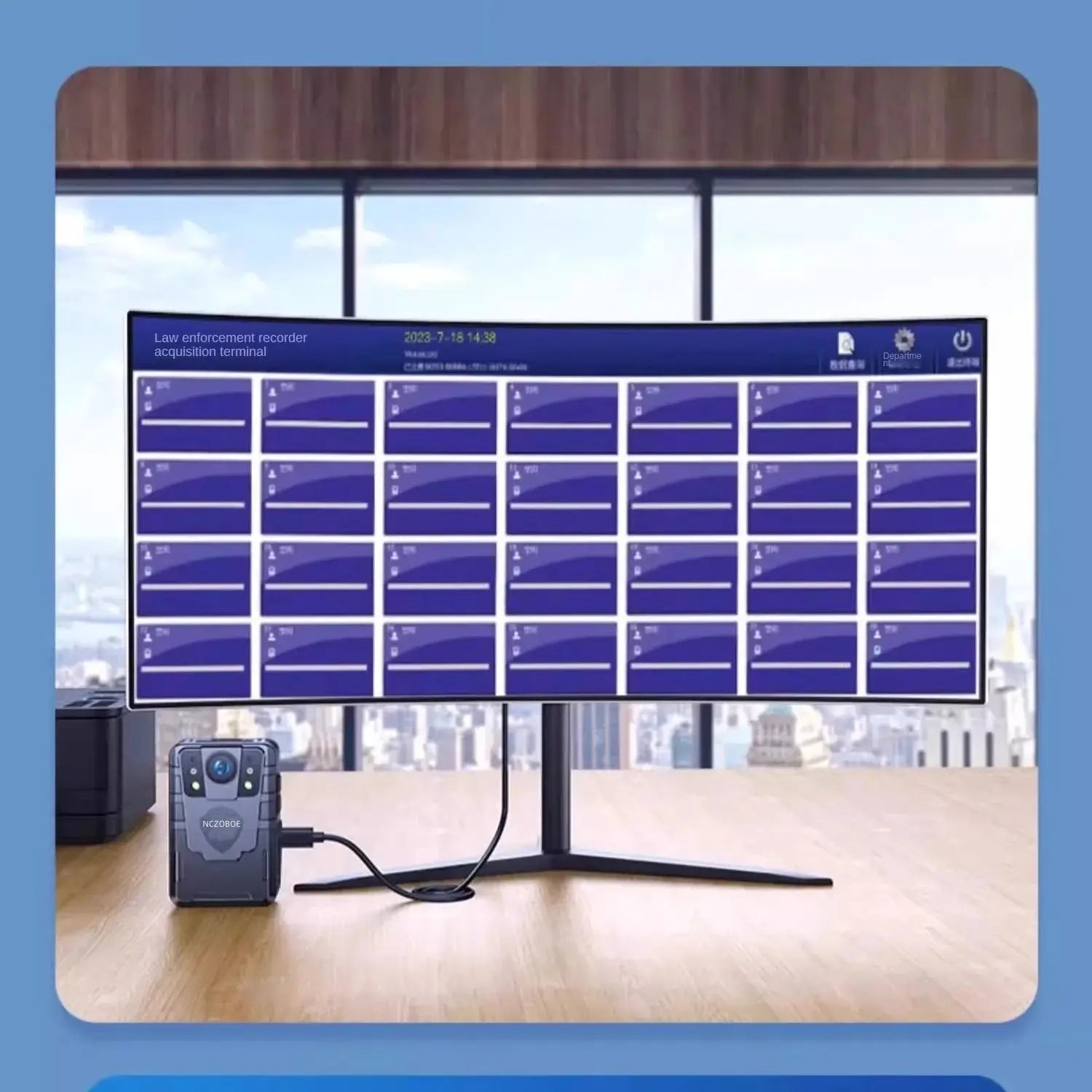 NCZOBOE Body Cam Pro: Cámara de Seguridad 1080P con Visión Nocturna y Grabación de Alto Impacto