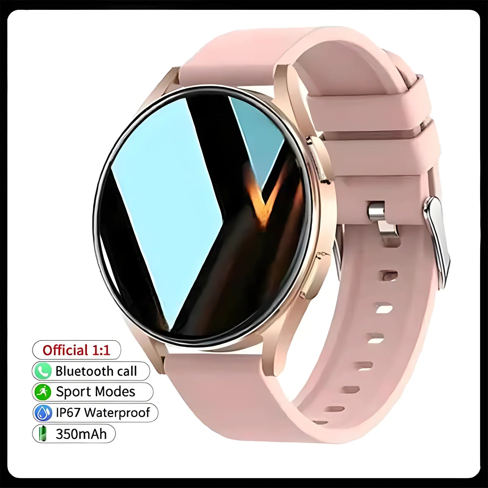 Smartwatch Pro 1.39" HD: Llamadas Bluetooth, Control de Música y Monitor de Salud 6 en 1
