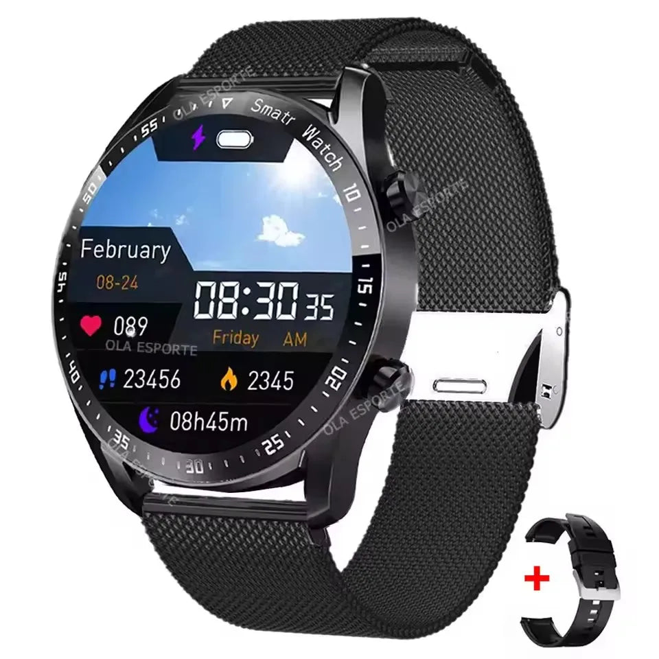 Smartwatch Pro 2025: Pantalla Completa, Llamadas Bluetooth, GPS y Monitor de Salud ECG
