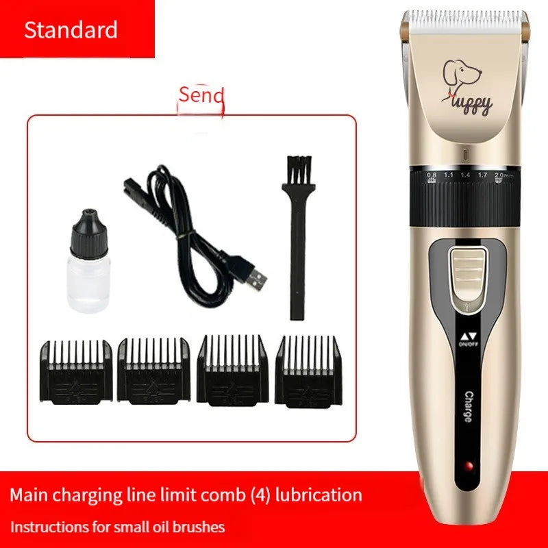 Kit de Grooming Profesional para Mascotas: Cortadora Inalámbrica Silenciosa