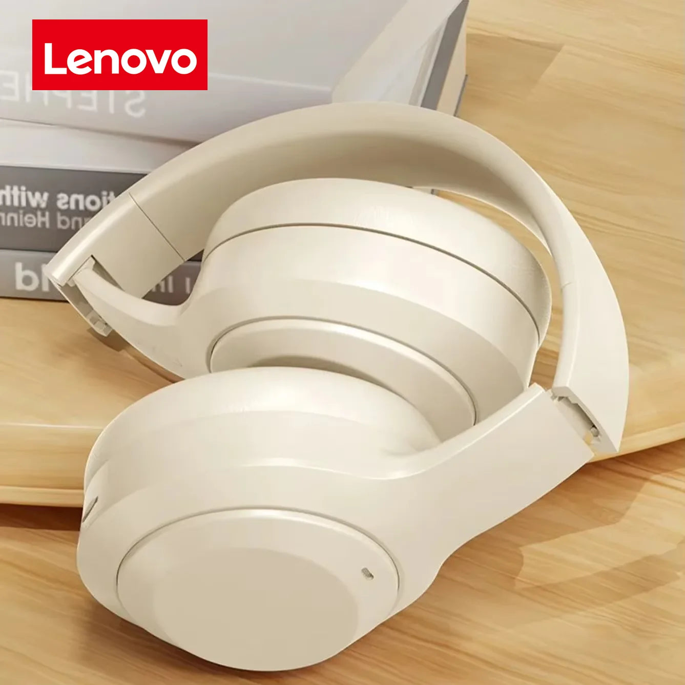 Audífonos Lenovo HiFi Pro: Dual Wireless/Wired, Sonido HD y Diseño Plegable