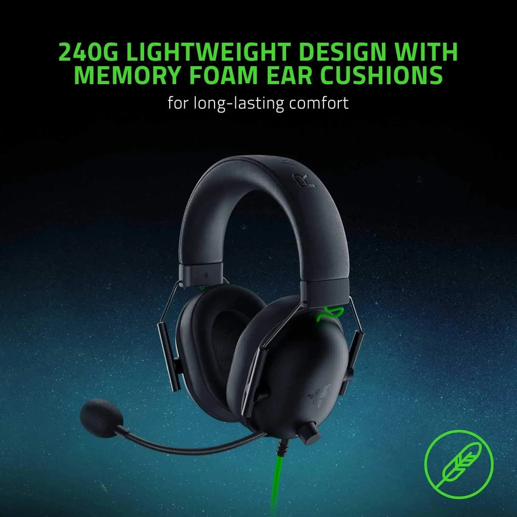 Razer BlackShark V2 X: Audífonos Gamer Pro con Sonido Surround 7.1 y Micrófono HyperClear